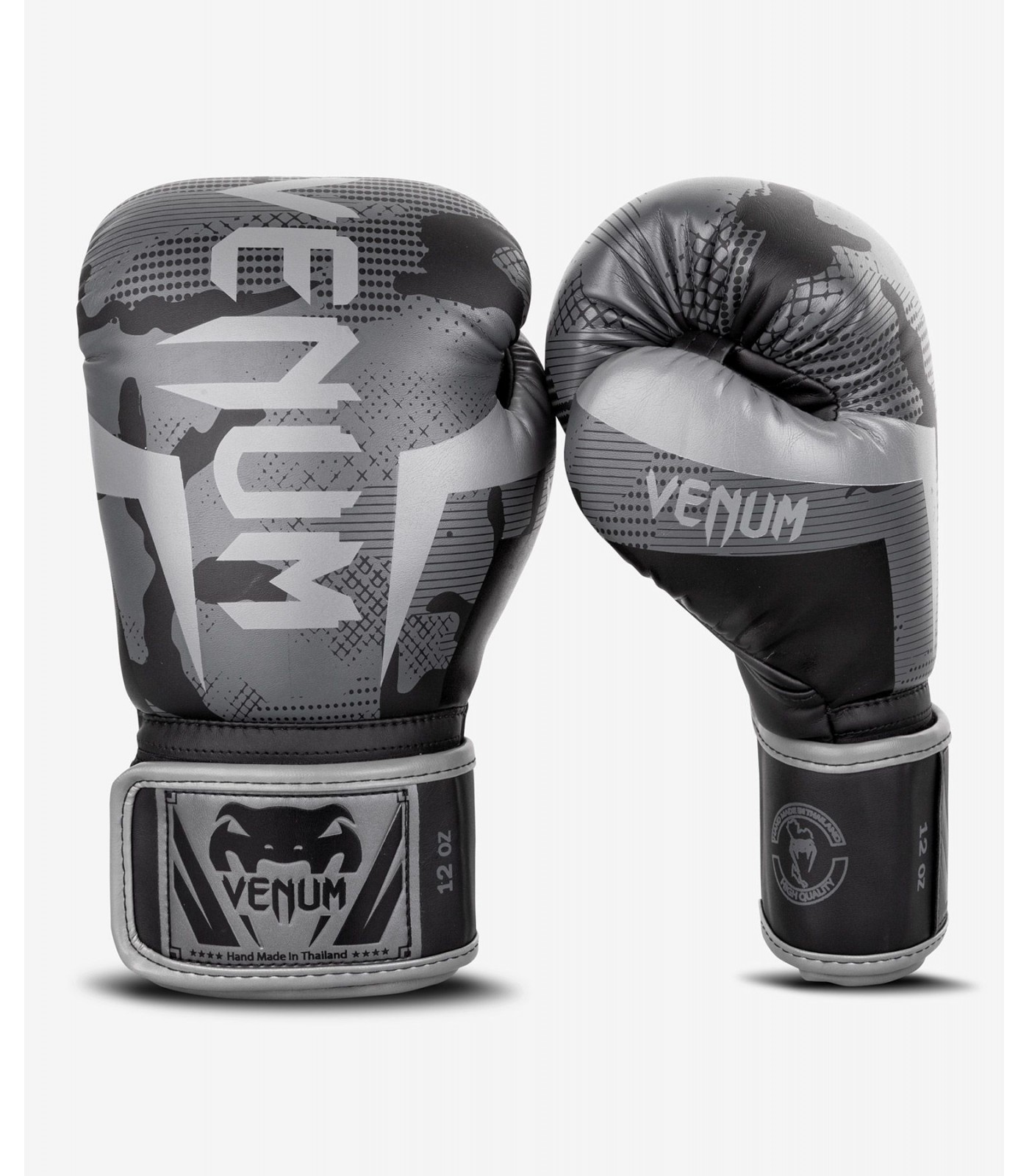 Боксови Ръкавици - Venum Elite Boxing Gloves - Black/Dark camo​